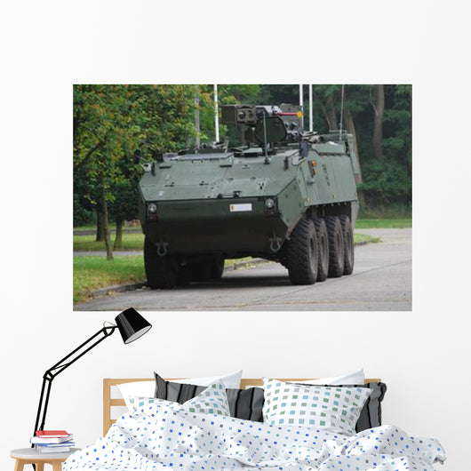 Piranha Iiic Belgian Army Wall Decal Design 4