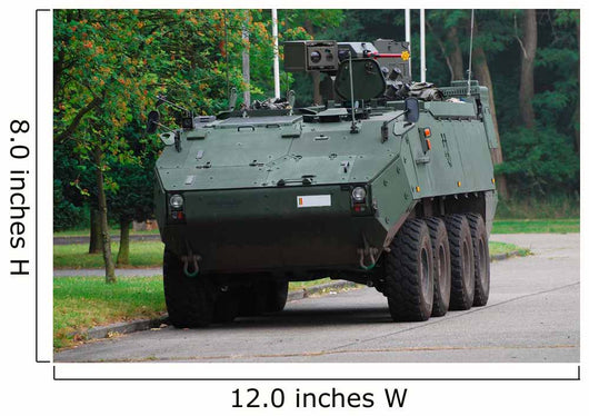 Piranha Iiic Belgian Army Wall Decal Design 4