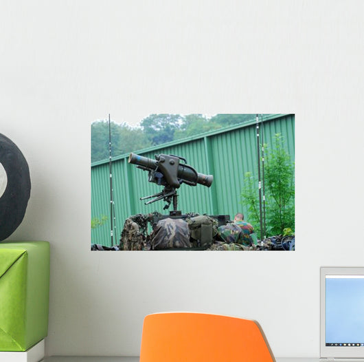 Milan Guided Anti-tank Missile Wall Decal Design 2