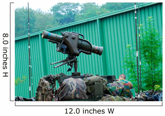 Milan Guided Anti-tank Missile Wall Decal Design 2
