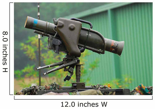 Milan Guided Anti-tank Missile Wall Decal Design 1
