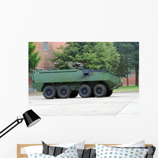 Piranha Iiic Belgian Army Wall Decal Design 3