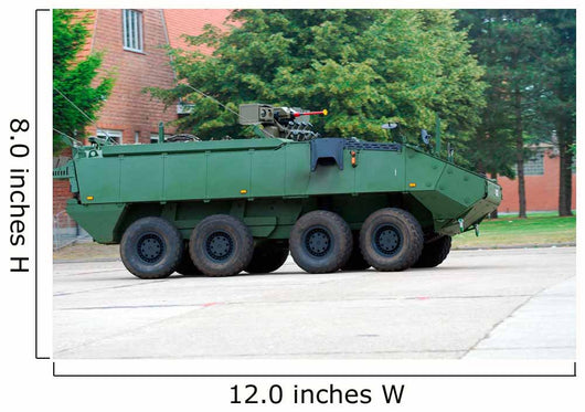 Piranha Iiic Belgian Army Wall Decal Design 3