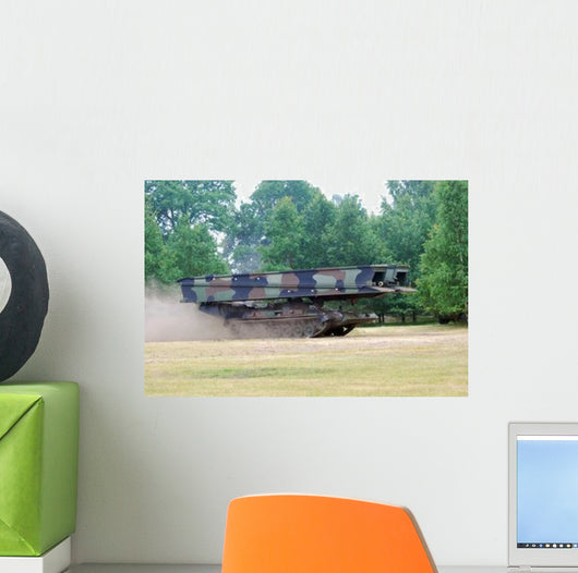 Bridgelayer Use Belgium Army Wall Decal