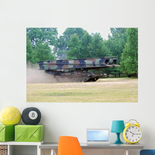 Bridgelayer Use Belgium Army Wall Decal