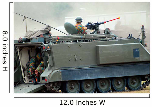 M113 Tracked Infantry Vehicle Wall Decal