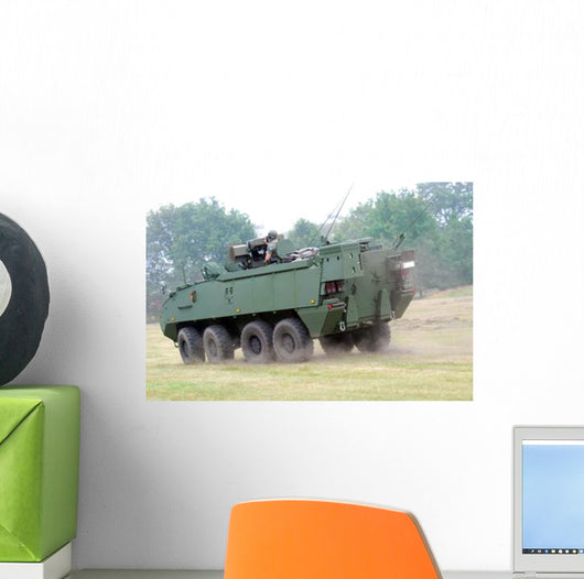 Piranha Iiic Belgian Army Wall Decal Design 2