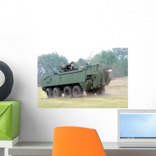 Piranha Iiic Belgian Army Wall Decal Design 2