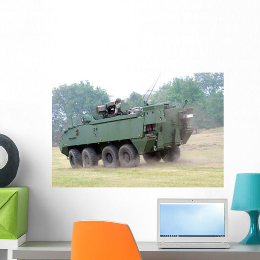 Piranha Iiic Belgian Army Wall Decal Design 2