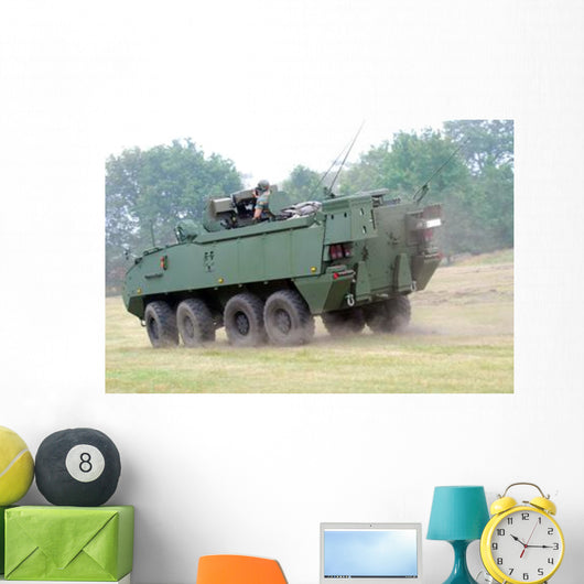 Piranha Iiic Belgian Army Wall Decal Design 2