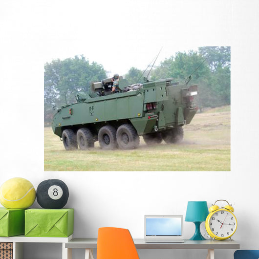 Piranha Iiic Belgian Army Wall Decal Design 2