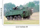 Piranha Iiic Belgian Army Wall Decal Design 2