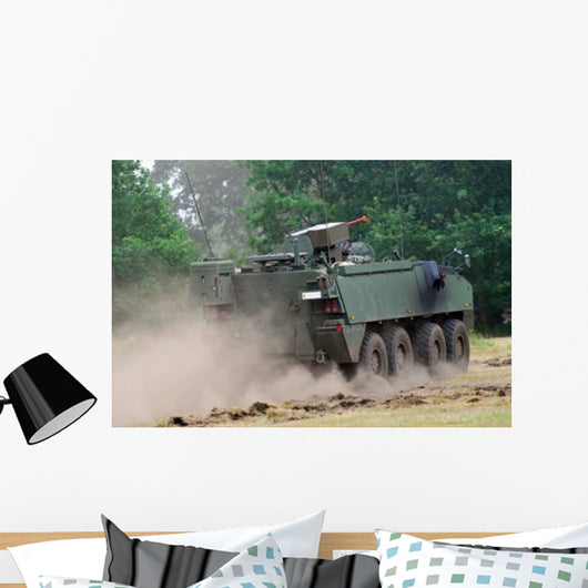 Piranha Iiic Belgian Army Wall Decal Design 1