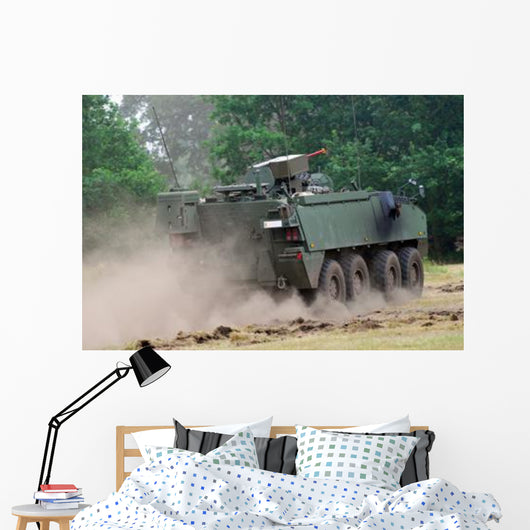 Piranha Iiic Belgian Army Wall Decal Design 1