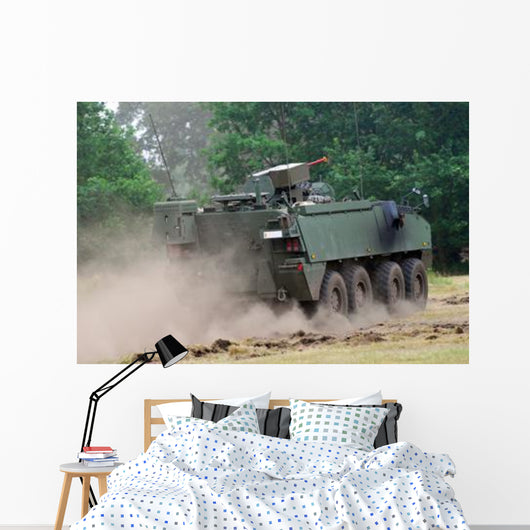 Piranha Iiic Belgian Army Wall Decal Design 1