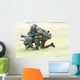 Belgian Soldiers Setting up Wall Decal Design 2