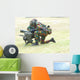 Belgian Soldiers Setting up Wall Decal Design 2