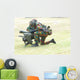 Belgian Soldiers Setting up Wall Decal Design 2