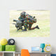 Belgian Soldiers Setting up Wall Decal Design 2