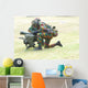 Belgian Soldiers Setting up Wall Decal Design 2