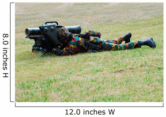 Belgian Soldiers Setting up Wall Decal Design 1