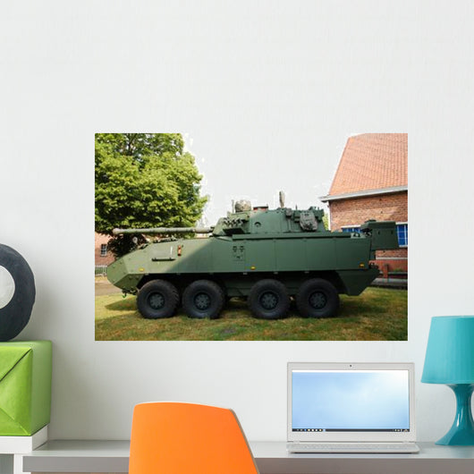 Belgian Army Piranha Iiic Wall Decal Design 2