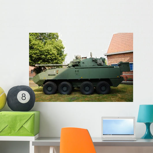 Belgian Army Piranha Iiic Wall Decal Design 2