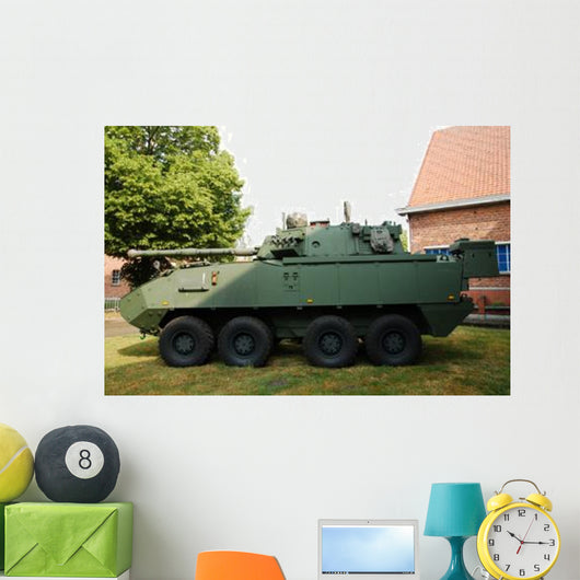 Belgian Army Piranha Iiic Wall Decal Design 2