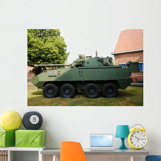 Belgian Army Piranha Iiic Wall Decal Design 2