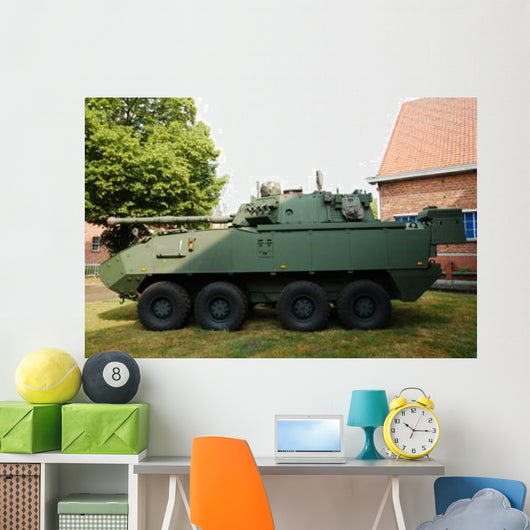 Belgian Army Piranha Iiic Wall Decal Design 2