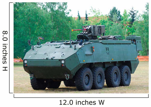 Belgian Army Piranha Iiic Wall Decal Design 8