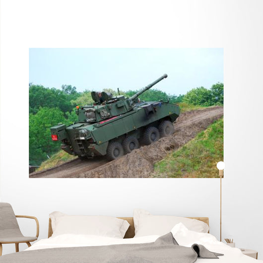 Belgian Army Piranha Iiic Wall Decal Design 7