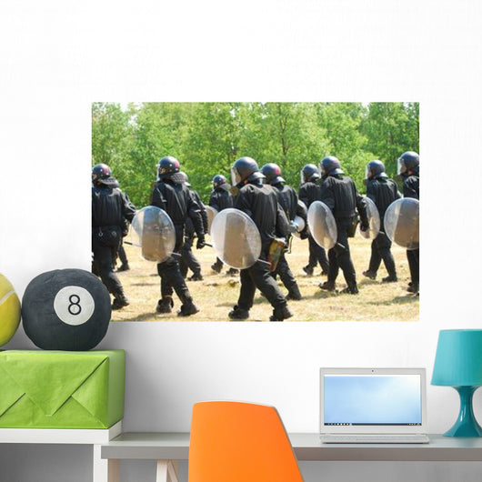 Infantry Soldiers Belgian Army Wall Decal Design 1