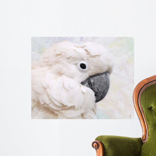 Umbrella Cockatoo Portrait Wall Mural