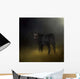 Black Angus Calf In The Moonlight Wall Mural