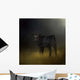 Black Angus Calf In The Moonlight Wall Mural