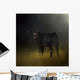 Black Angus Calf In The Moonlight Wall Mural