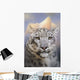 Snow Leopard Mountain Wall Decal
