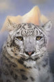 Snow Leopard Mountain Wall Decal