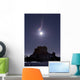 Moon Diffraction over Malpais Wall Decal