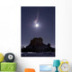 Moon Diffraction over Malpais Wall Decal