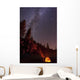 Milky Way over Mountain Wall Decal