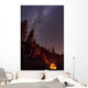 Milky Way over Mountain Wall Decal