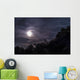 Bright Moon Rises through Wall Decal