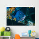 Triggerfish Swimming amongst Usts Wall Decal