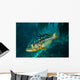Kelp Bass Swimming through Wall Decal