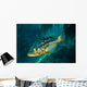 Kelp Bass Swimming through Wall Decal