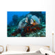 Pair Gray Angelfish Swimming Wall Decal