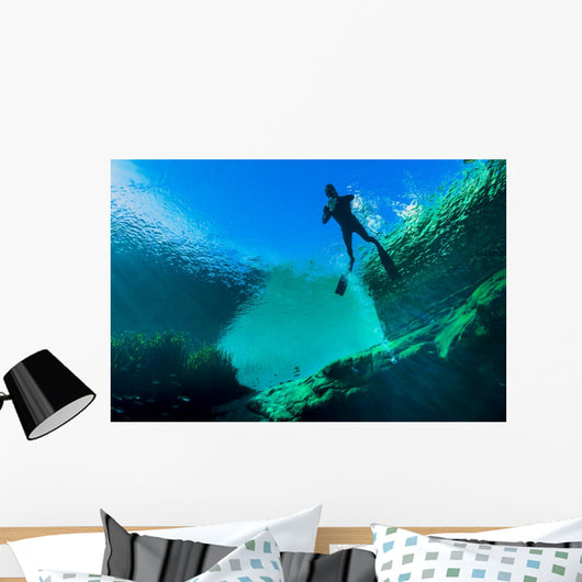 Freediver Jackson Blue Springs Wall Decal