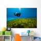 Scuba Diver Clear Lake Wall Decal